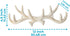 Comfify Vintage Cast Iron Deer Antlers Wall Mounted Hooks | Antique White Metal Clothes Hanger Rack