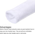MECCANIXITY Door Handle Cover Pack of 4, 15.7x4.7 Inch, White, Keep Appliances Clean for Refrigerator, Dishwasher,