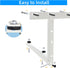 Qualward Mini Split Wall Mounting Bracket for Universal Ductless Air Conditioners, Heavy Duty Support Bracket for AC,