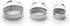 Fox Run Crinkled Cookie Cutter Set, Stainless Steel, 3-Piece