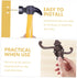 Movable Wall Hook Coat Hangers, Metal Clothes Hanger, Cast Iron Hooks for Wall Mounted Utility Clothing Rack