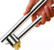 Makidar Stainless Steel Garlic Press Extended Handle Heavy Duty Garlic Mincer and Crusher