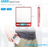 AMIR Upgraded Digital Kitchen Scale, 500g Mini Pocket Jewelry Scale with Back-Lit LCD Display, 2 Trays, Stainless Steel