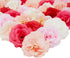 Juvale 60-Pack Silk Artificial Flowers Bulk, Mini 3" Faux Carnation Heads for Decor & Crafts