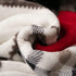 63x90, Tache Holiday Red Farmhouse Super Soft Plaid Patchwork Plush Lightweight Decorative Couch Travel, Lap, Bed Throw