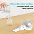Handheld Fan with Misting Function, Rechargeable Battery Operated Portable Water Fan, 4 Speeds & 360° Foldable (White)