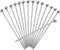 15PCS Stainless Steel Cocktail Picks, Reusable Toothpicks & Skewers for Drinks, Garnish Picks for Appetizers