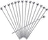 15PCS Stainless Steel Cocktail Picks, Reusable Toothpicks & Skewers for Drinks, Garnish Picks for Appetizers