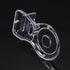 Hipiwe Acrylic Tea Cup Saucer Display Stands, Clear Dinnerware Easel Stand, Pack of 8