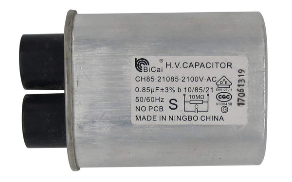 CQC&VDE Certification Universal Household Microwave High Voltage Capacitor ch85 2100V AC H.V. Capacitor 10/85/21 50/60Hz