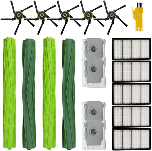 Replacement Accessories Kit for iRobot Roomba s9+ (9550), 18 Packs with 2 Roller Brushes, 5 Filters, 5 Side Brushes