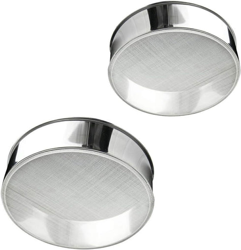 Sieve Fine Mesh, Stainless Steel Round Sifter for Baking, 2PCS, 8 Inch and 6 Inch