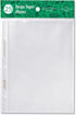 Jot & Mark Binder Page Protectors for 4x6 Recipe Cards or Photos (25 Count) | Crystal Clear Plastic Sleeves