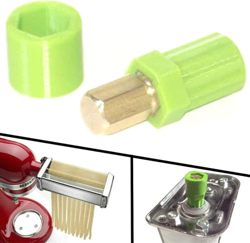 Pack of 3 Durable Repair Kits, Shear Shaft Coupler Roller Attachment for Stand Mixer Noodles Machine