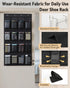 16 Closet 4 dodowin Over the Door Shoe Organizer Rack, Large Breathable Mesh Pockets, Foldable Hanging Storage Holder