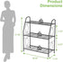 3 VyGrow Plant Stand, Tier Plant Shelf for Indoor Outdoor, Heavy Duty Metal Outdoor Plant Stand Holder Rack for Living