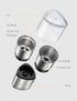 2 SHARDOR Electric Coffee Grinder Herb Blade Grinder Spices Grinder with Removable Stainless Steel Bowls, Silver