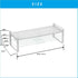 Expandable, Adjustable & Stackable Spice Rack, Metal Pantry Storage Shelves for Kitchen Countertop Organizer