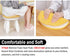 4 Pack 13 Inch, Round Bar Stool Cushions for Kitchen Dining Seat Pads with Ties Non Slip Cushions Pad for High Stool
