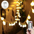 WERTIOO Globe String Lights Battery Operated 23ft 60 LED Globe Lights with