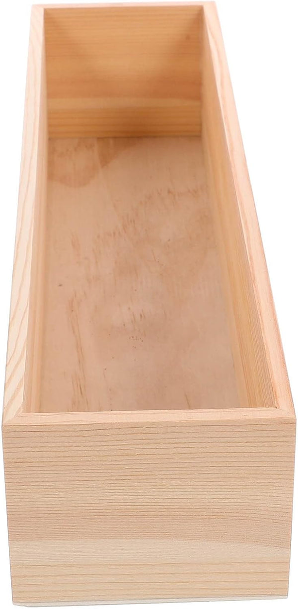 BESTOYARD Wooden Box Storage, Craft Storage Containers, Jewelry Cases, Small Storage Organizer without Lid