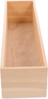 BESTOYARD Wooden Box Storage, Craft Storage Containers, Jewelry Cases, Small Storage Organizer without Lid