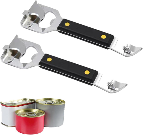 Manual Can Opener - Versatile 4-In-1 Kitchen Tool for Restaurants and Camping Trips (2)