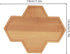 4PCS Mosaic Bamboo Coasters for Crafts, Blank Base Trays, DIY Mosaic Supplies, Drinking Cup Coaster, Plant Coaster