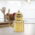 15oz Gold Stainless Steel Olive Oil & Vinegar Dispenser with Non-Slip Handle