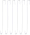 Hotop 15 Inch Wreath Hangers for Front Door - Steel Over The Door Hooks for Christmas and Halloween Decoration (White,