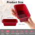 Silicone Mini Loaf Pan Set of 4 - Non-Stick Easy Release Baking Mold for Bread, Brownies, Cake, BPA Free
