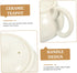 White Ceramic Tea Cups, Teapot, Kettle, Bone China Tea Set, Porcelain, 600ml, 20oz