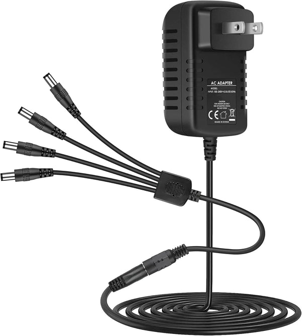 CJP-Geek AC Power Adapter, Compatible with Lemax No.44242 Spooky Town Collection with 3/4 Output Jacks