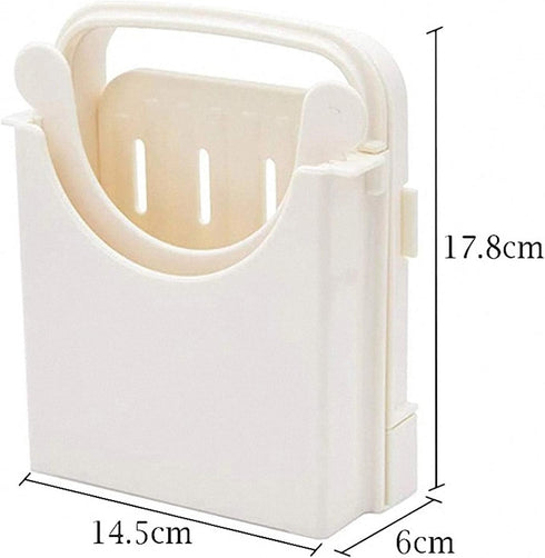 nvaimaay Bread Slicer Toast Cutting Adjustable Roast Loaf Slicer Cutter Foldable Compact Toast Slicing Machine Plastic