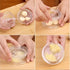 Turutu Transparent Manual Garlic Twist, Multi-Functional Mincer & Grinder for Garlic, Onion, Ginger, Herbs, Nuts