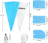 Piping Bags Pastry Bag Set - 100PCS Disposable Cake Decorating Bags with 14 Frosting Tips and 2 Couplers