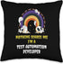 Nothing Scares Me I'm a Test Automation Developer Throw Pillow, 16x16, Multicolor
