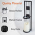 Set 2, Homemory Wall Sconces Candle Holder of Modern Metal Rustic Wall Decor for Living Room, Dining Room, Bedroom