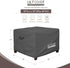 32L 32W 20H inch, ULTCOVER Waterproof Patio Ottoman Cover Square Outdoor Side Table Furniture Covers Size x x Black