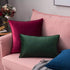 MIULEE 2 Pack of 16x16 Inch Army Green Christmas Decorative Velvet Throw Pillow Covers