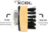 Next Generation Air Conditioner Evaporator Coil Cleaning Brush: Double Sided Wide by FinXCEL