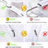 Garment Bags for Hanging Clothes, 24'' x 60'' (Set of 6) Foldable Washable Dress Covers for Long Dresses and Costumes