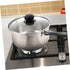 1 Set Stainless Steel Saucepan with Glass Strainer Lid, Induction Pot, Sauce Pot