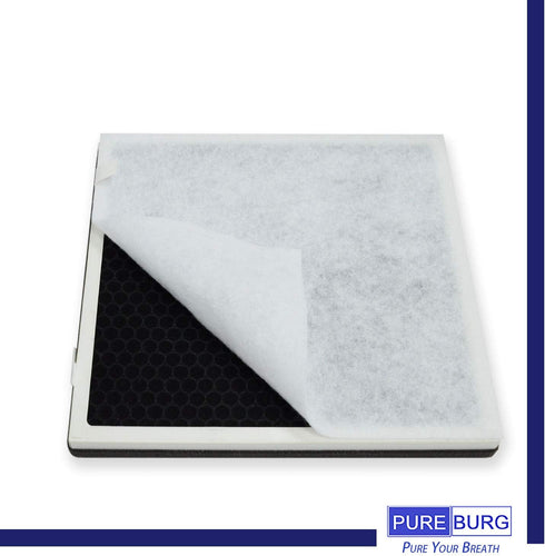 PUREBURG Vital 100-RF Replacement Filter - Compatible with LEVOIT Vital 100 Air Purifier, 2-Pack H13 HEPA