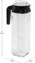 Cold Brew Coffee Maker, Borosilicate Glass, Heat-Resistant Handle, 1.625 Liter, Clear