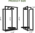 S-1PK Starxing Wall Plant Shelf with Grow Lights, Remote Control Indoor Plant Holder Stand for Hanging Planters, Modern