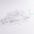 Countertop Glass Butter Dish with Cover, Clear Crystal Butter Holder Tray with Lid for Refrigerator