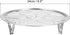 uxcell Stainless Steel Steamer Rack with Stand, 9.5 Inches Pot Steaming Tray for Steamer Cookware Instant Pressure Cooker, Silver Tone
