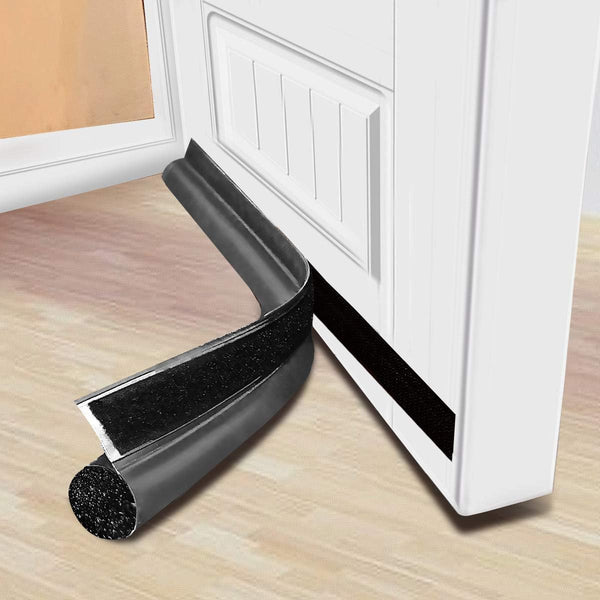 MAXTID 36 inches Under Door Draft Stopper, Grey Door Draft Blocker Seal Strips, Weatherstripping Doors Sweep Guard