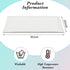 Tegeme 2 Pieces Ironing Press Cloth - Silk Organza Pressing Cloth for Ironing, 20 x 30 Inch Fabric Protector